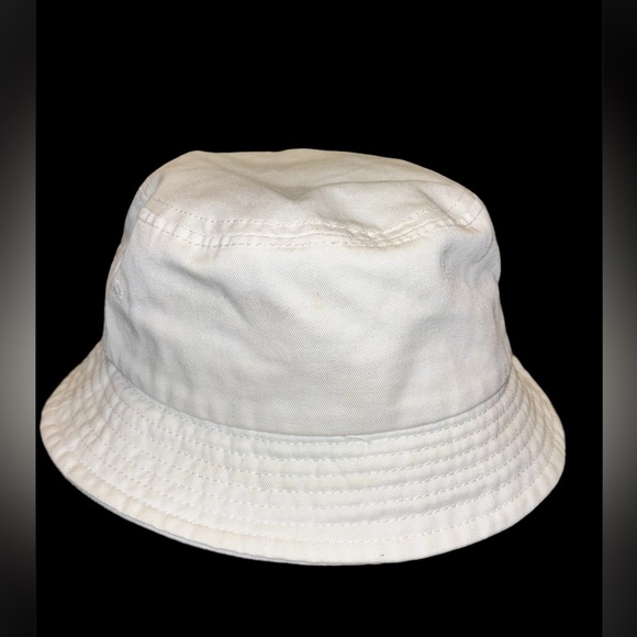 Keith Haring New York City NYC White Bucket Hat Big Apple Vintage Look Cap - Picture 3 of 5